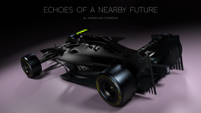 Illustration for article titled Fan-Made Red Bull Concept Shows Off The Sleek, Angular Future Of F1